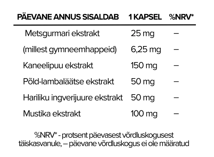 Vitaleedi veresuhkru kompleks
